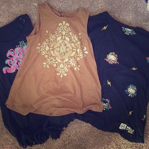 Three super cute girls tops